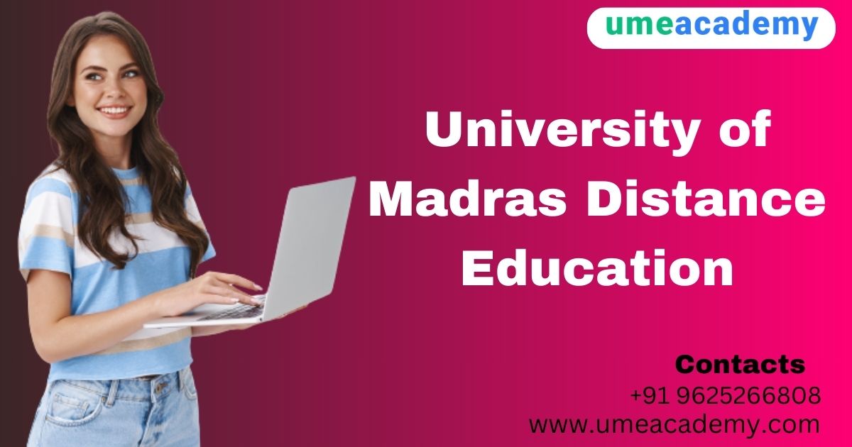 University Of Madras Distance Education